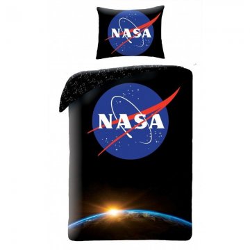 HALANTEX Povlečení NASA Black Bavlna, 140/200, 70/90 cm