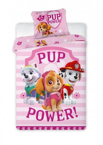 FARO Posteľná bielizeň Paw Patrol Pup Power Cotton, 140/200, 70/90 cm