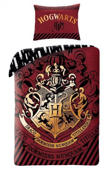 HALANTEX Obliečky Harry Potter burgund Bavlna, 140/200, 70/90 cm