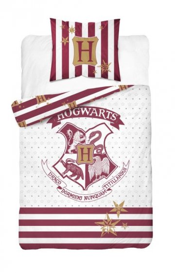 DETEXPOL Povlečení Harry Potter white Bavlna, 140/200, 70/80 cm